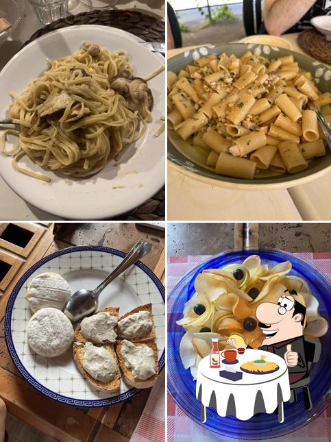 Piatto di formaggi al Osteria Bacco Perbacco