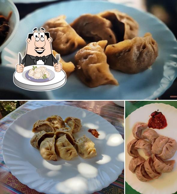 Dumplings at Tibetan Phuntsok Cafe