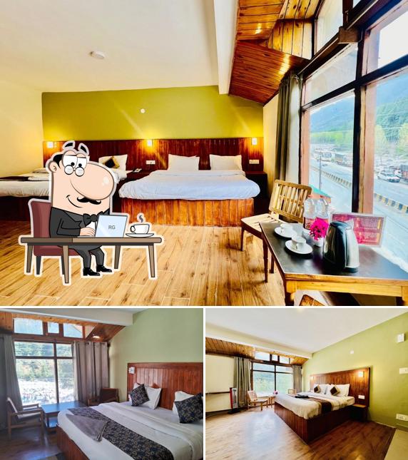 Check out how Hotel silverland - Manali looks inside
