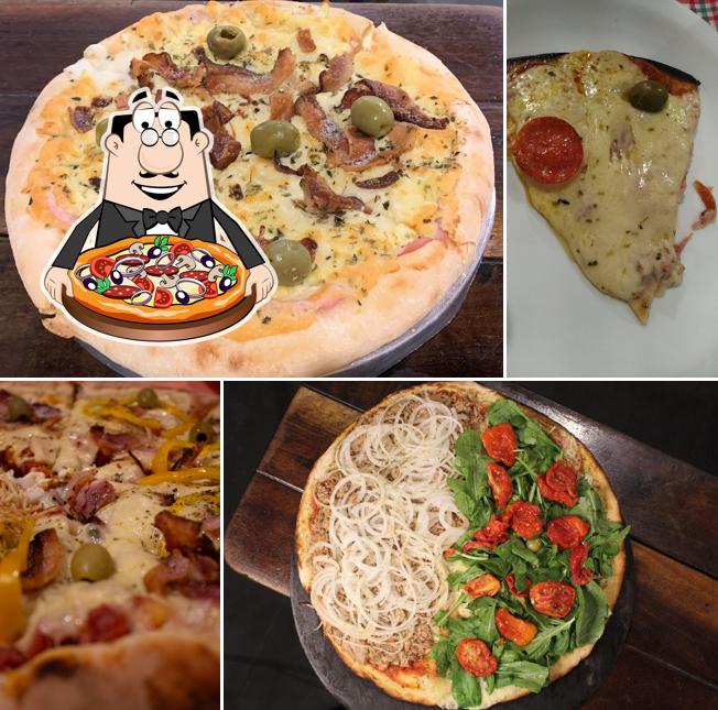 Experimente pizza no Calissa Pizzaria e Restaurante Ltda-EPP