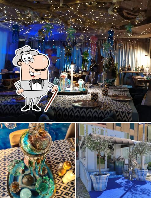 Gli esterni di Maison B. Restaurant & Contemporary Art