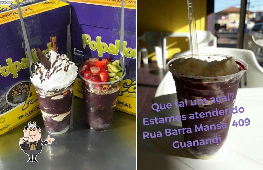 Desfrute de uma bebida no Pasçaí Pastel E Açaí
