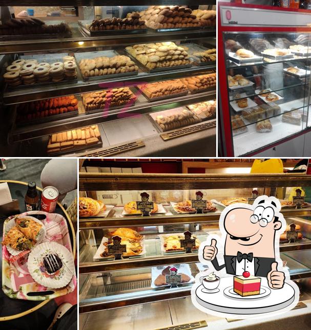 Black Forest De Cafe serves a selection of sweet dishes