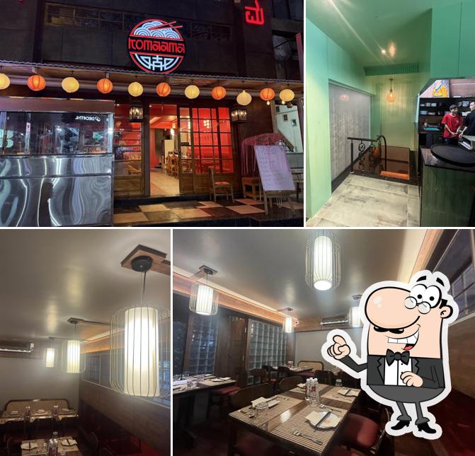 The interior of KoMaama Korean Restaurant