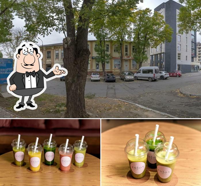 La photo de la intérieur et extérieur de ENjOY’s