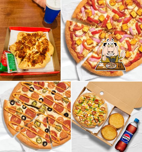 Pick different types of pizza