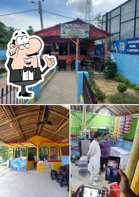 The interior of Samaharnalay Park canteen