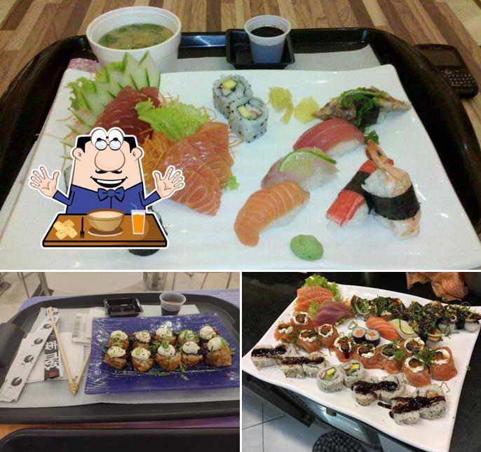 Comida em Kenji Sushi