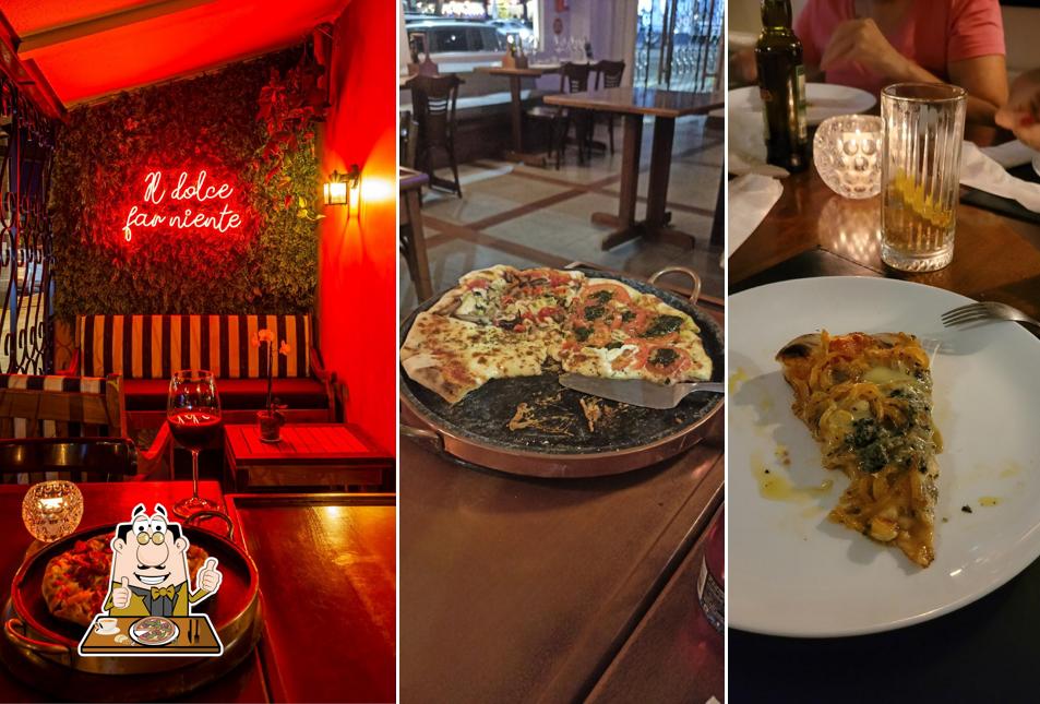 No Luna Bianca Pizzeria, você pode degustar pizza