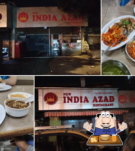 Food at New India Azad Restaurant