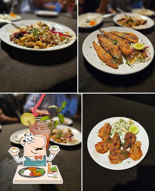 Food at Cajy's multicuisine restaurant and bar