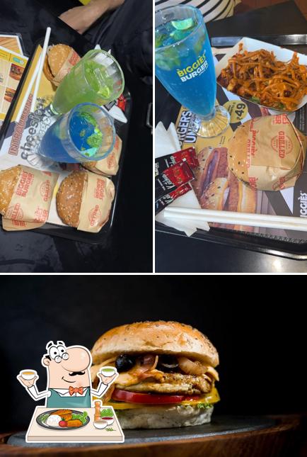 Food at Biggies Burger