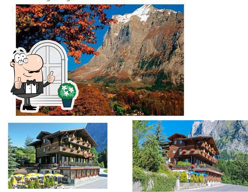 Gli esterni costituiscono una caratteristica importante di Hotel-Restaurant Blümlisalp Grindelwald