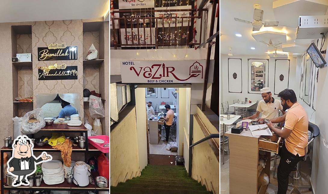 The interior of Hotel Vazir Beef & Chicken ہوٹل وزیر بیف اور چکن