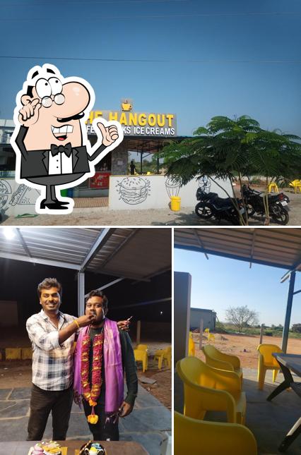 Take a look at the photo displaying interior and exterior at The Hangout