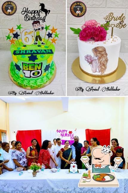 Check out the photo showing food and interior at Delicacy Creations