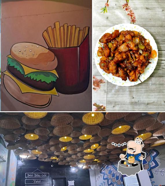 Meals at Desi Bites Café