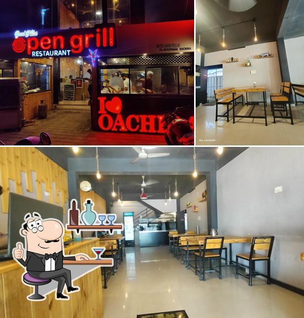 The interior of Open grill