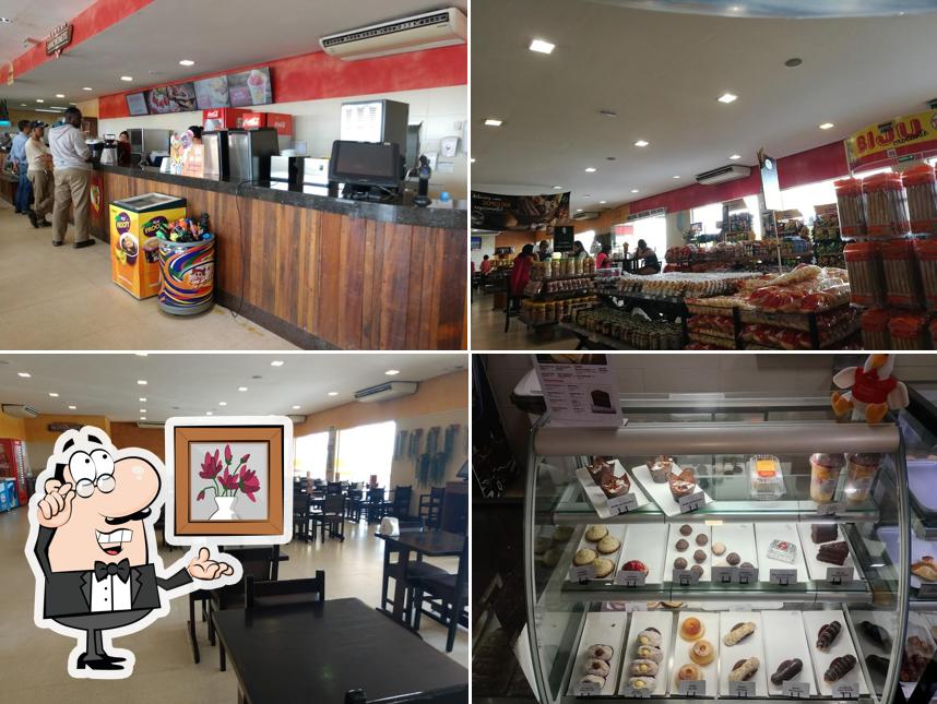 O interior do Restaurante Rede Frango Assado - Cravinhos