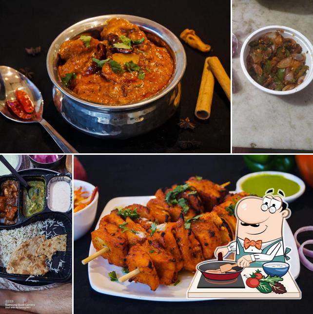 Chicken curry at Maharaja Chaap - The Pure Veg Restaurant