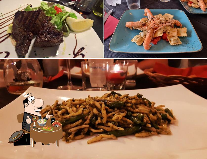 Cibo al Trattoria Via dell'Amore