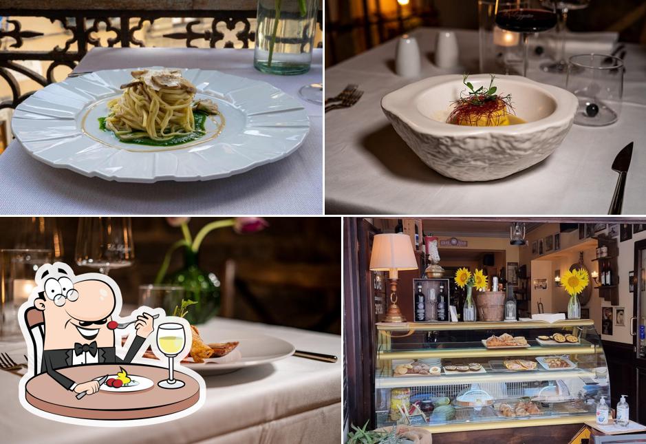 Cibo al Ristorante La Loggetta Cortona