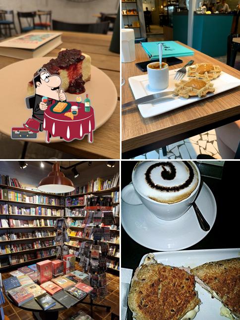 Waffles em Café e Livraria Arte e Letra
