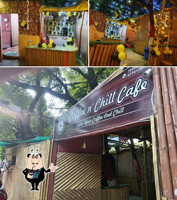 Enjoy a beverage at Coffee n' chill cafe