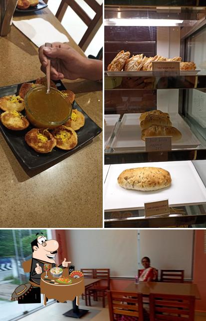 The picture of food and interior at Nimalan Mithai
