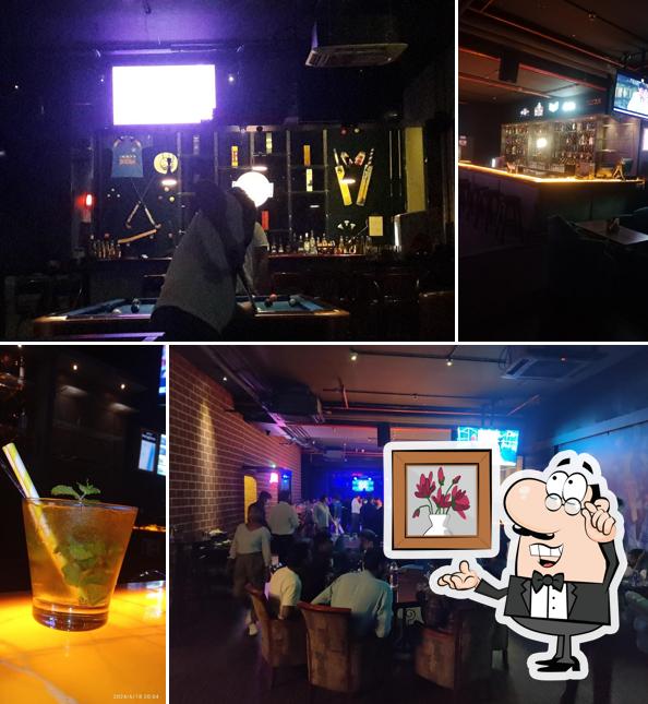 The interior of League - The Infinity Club