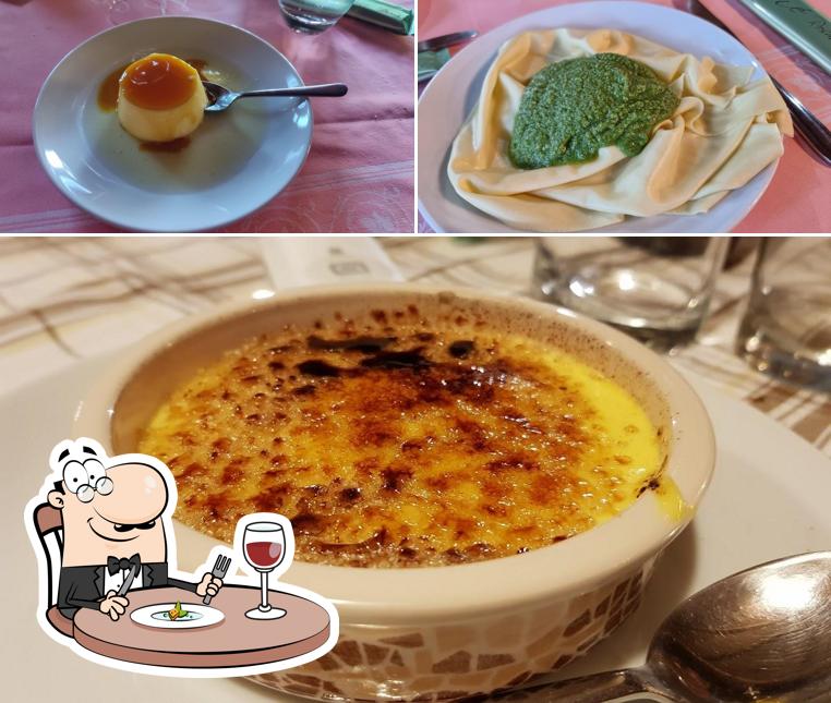 Creme brulee al Ristorante "La Vedetta"