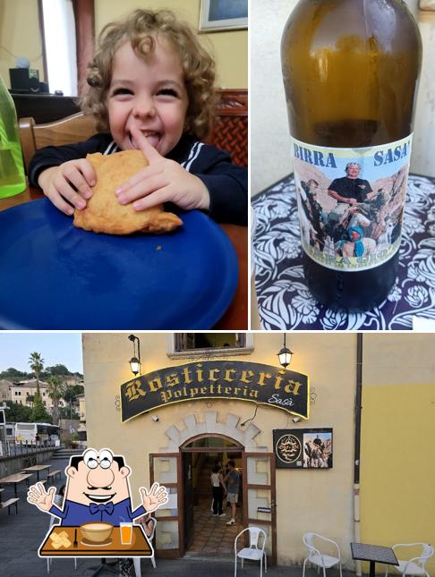 Questa è la immagine che raffigura la cibo e interni di Rosticceria polpetteria Sasà