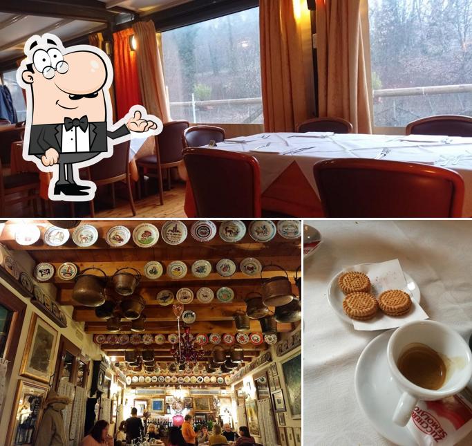 Gli interni di Trattoria Costabella