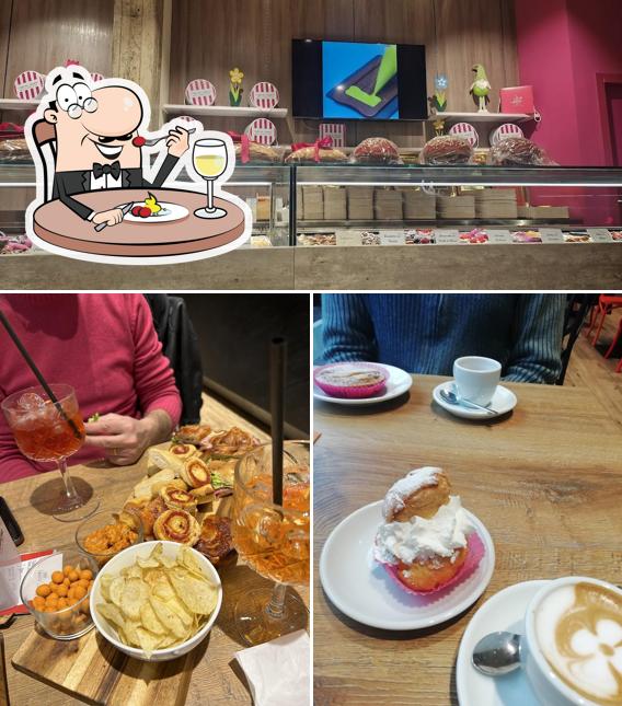 La cibo e interni del ristorante