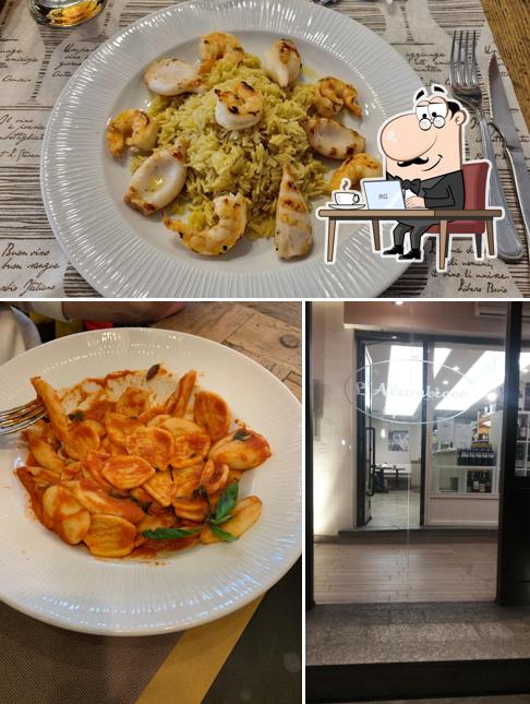 Tra le diverse cose da L'Alambicco - Nuova gestione si possono trovare la interni e cibo