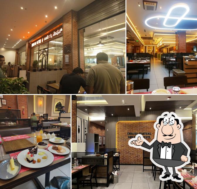 The interior of Barbeque Nation - Lulu Global Mall