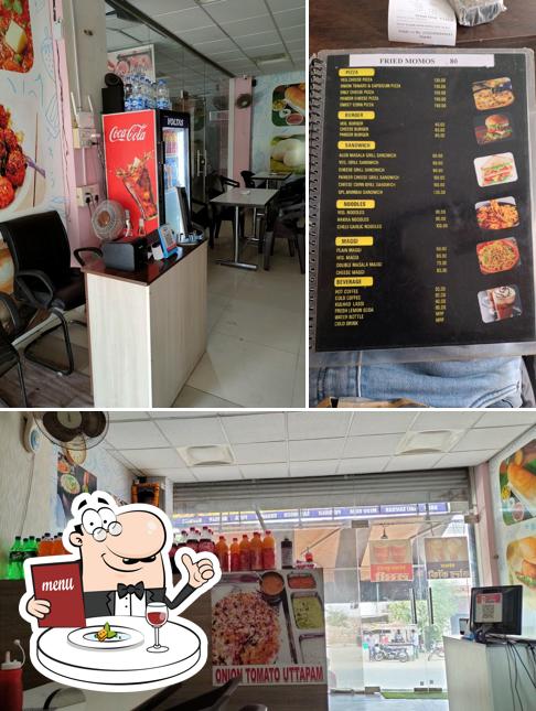 The restaurant's food and beverage