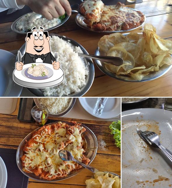 Dumplings em Restaurante O Parmegiana