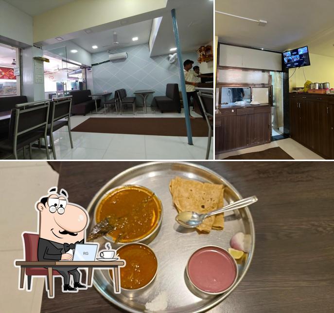 Mahesh Lunch Home is distinguished by interior and food
