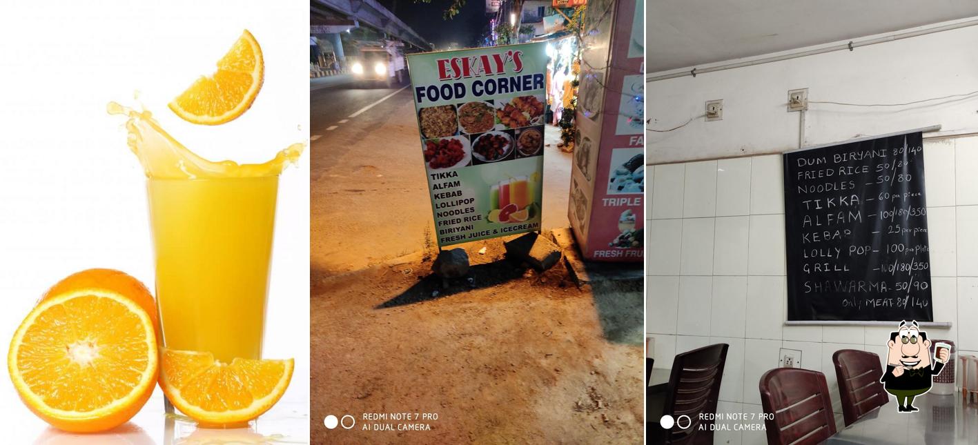 Enjoy a drink at ESKAY'S FOOD CORNER