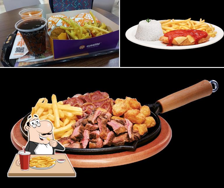 Batata frita em Giraffas Shopping Rio Verde