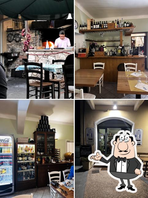 Gli interni di Trattoria Inegaggie