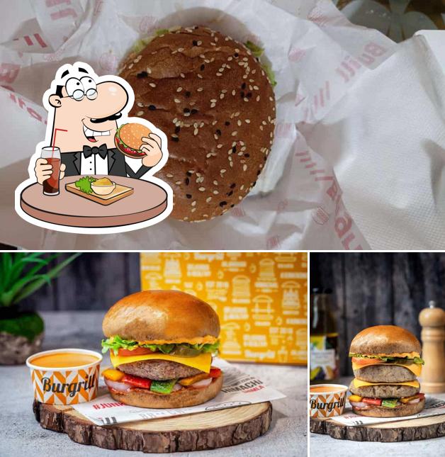 Order a burger at Burgrill -Paschim Vihar