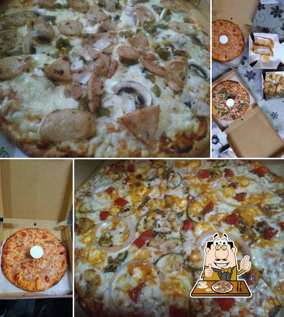 At Food me full, you can enjoy pizza
