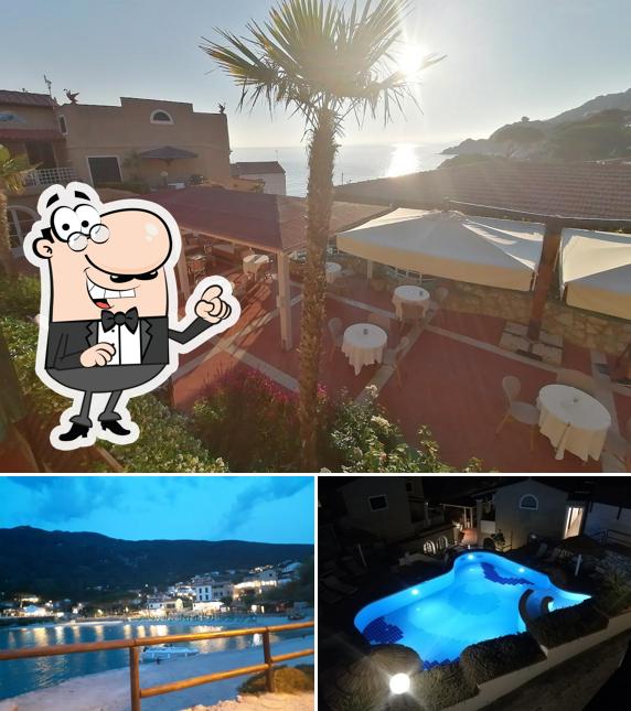 Goditi la vista dall'area esterna di Hotel Barsalini