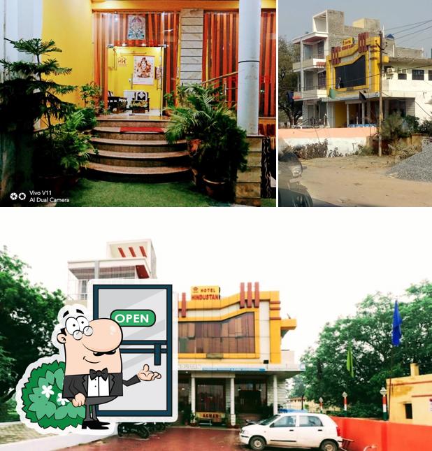 The exterior of Hotel Hindustan & Restaurant