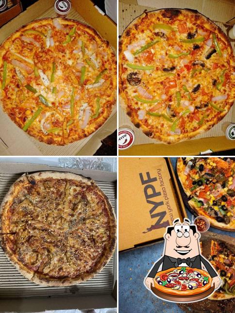 Pick various kinds of pizza