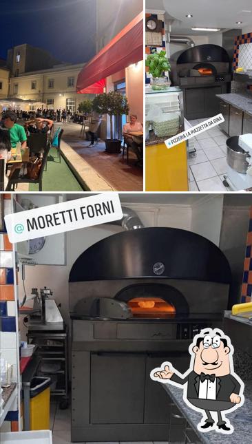 Gli interni di Pizzeria La Piazzetta