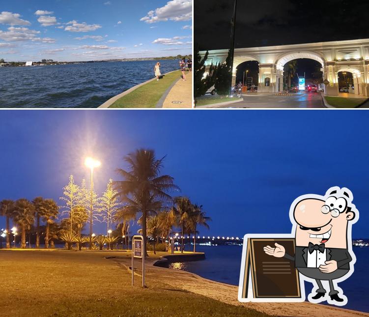 a área exterior é uma característica importante do Pontão Lago Sul