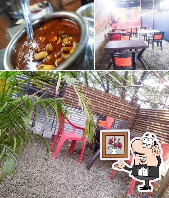 The photo of Anand lunch home’s interior and food